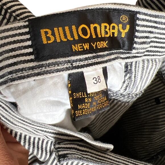 Vintage BillionBay New York 2XL Size 38 Baggy 100% Cotton Button Down & Shorts - Picture 4 of 9